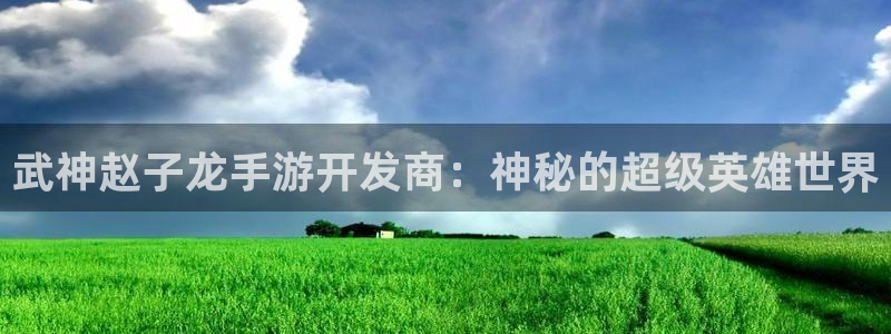 恩佐娱乐登陆：武神赵子龙手游开发商：神秘的超级英雄世界