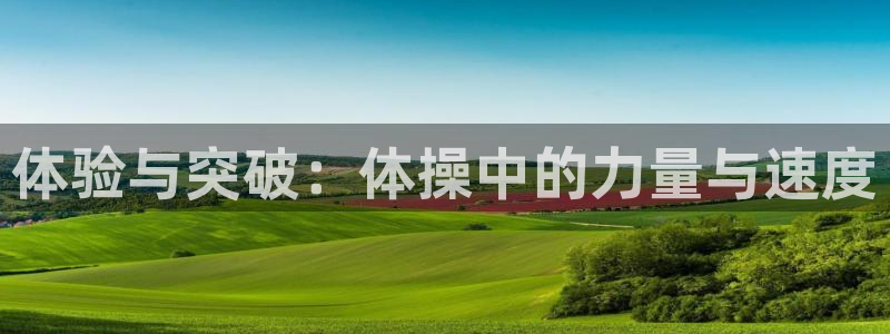 必一运动体育官网入口：体验与突破：体操中的力量与速度